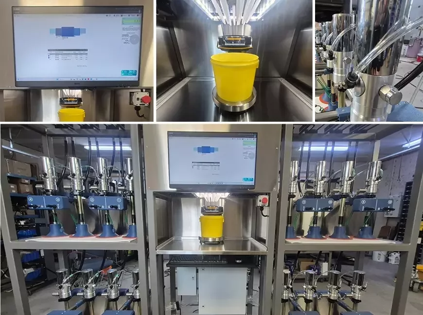 Dispensadora automática de tinta plastisol Printop integrada con Maxiprint 360 en Colombia